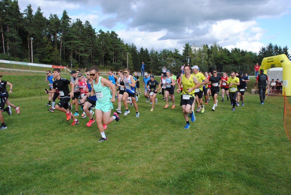 Startfeld beim Lauf